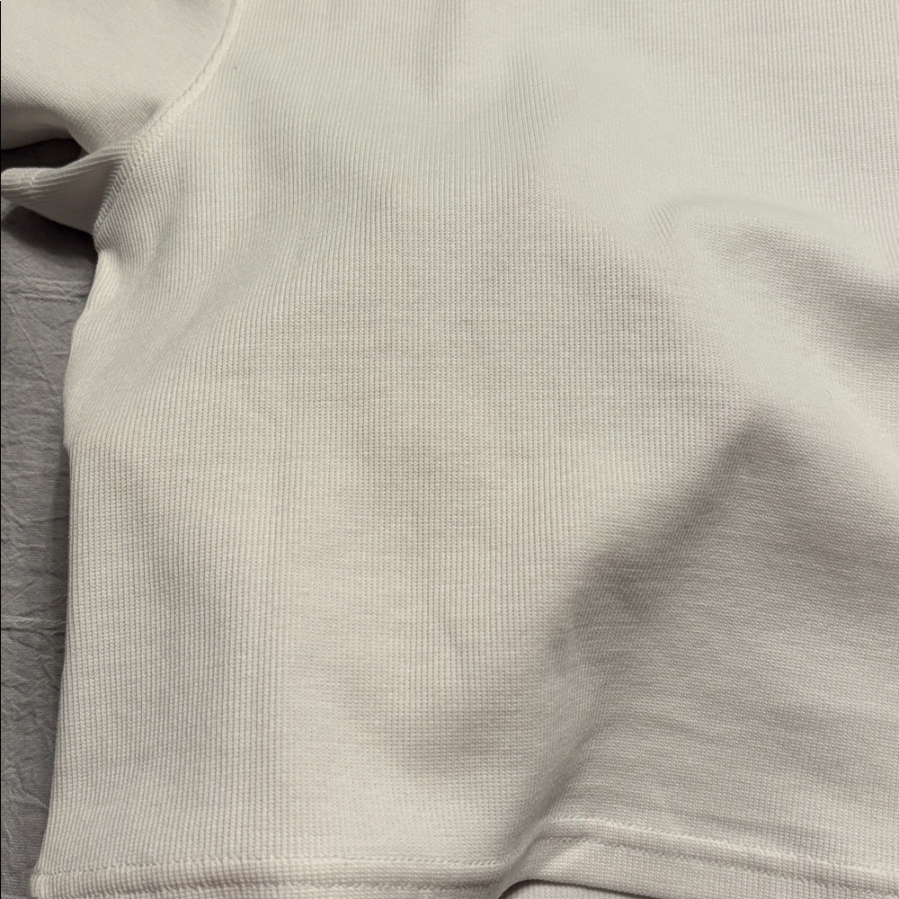 BNWT Hailey Bieber x FILA Stretch Cotton Rib Baby Tee - Picture 6 of 7